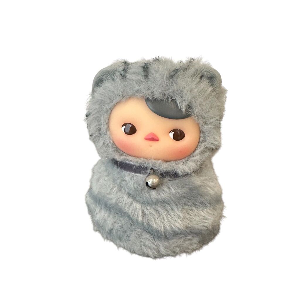POP MART PUCKY Roly-Poly Kitty Series American Shorthair Plush Figure